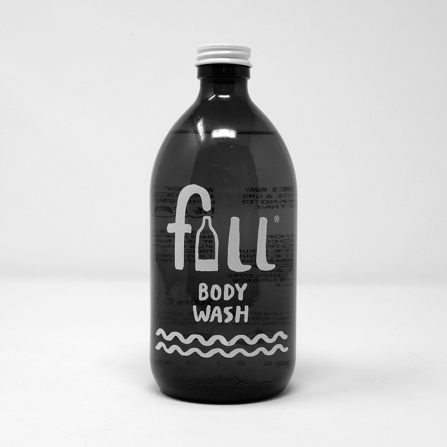 Body Wash in Amber Glass Bottle
