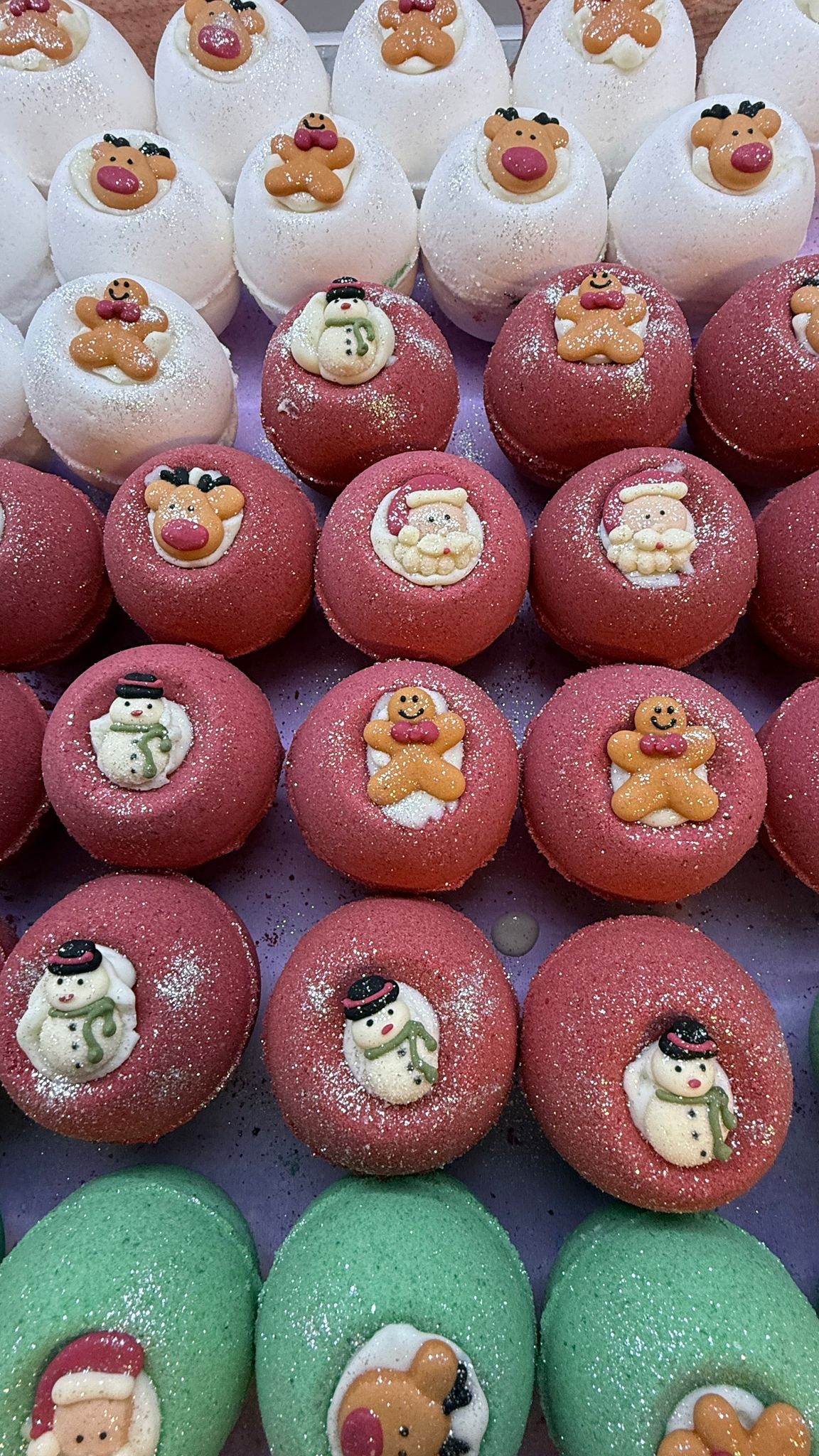 Christmas (topper) Bath Bombs