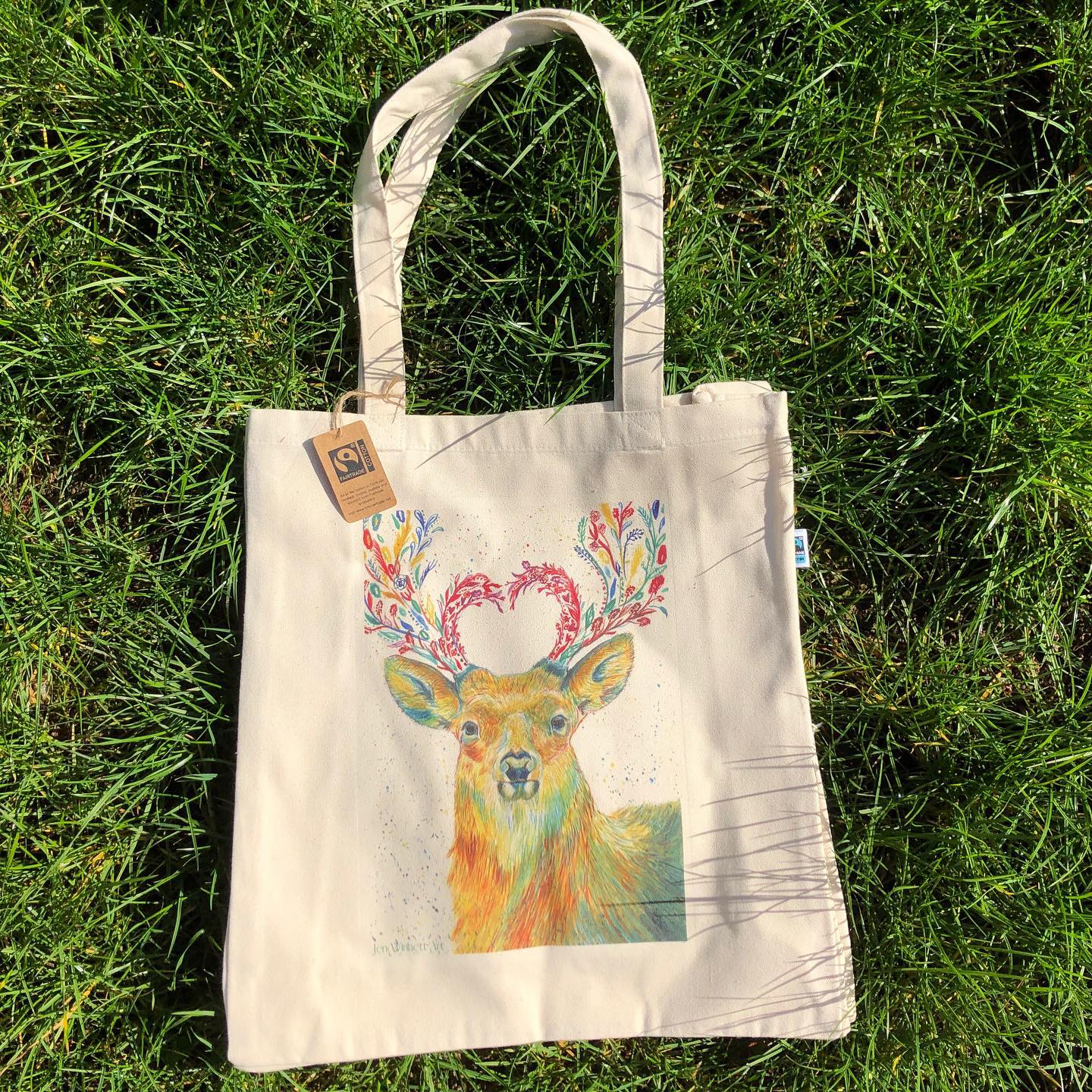 Large Cotton shopper bag (Fairtrade & Organic Cotton)