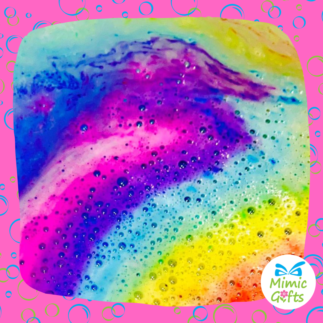 Rainbow Egg (fried) Bath Bomb