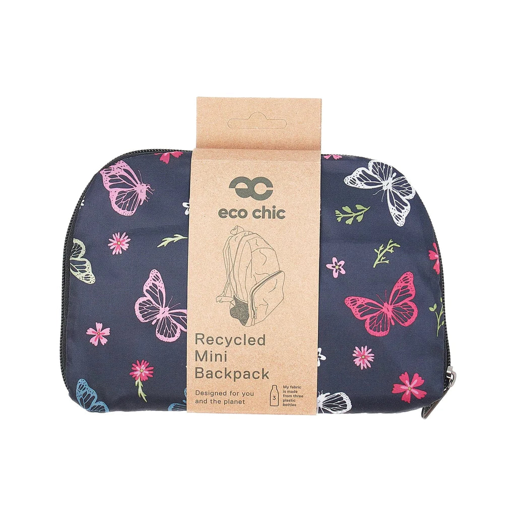 Foldable Rucksacks (made from recycled bottles)