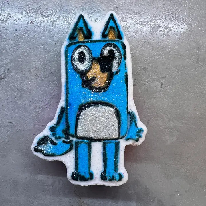 Blue Dog Character Bath Bomb