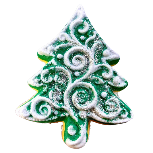 Lace Christmas Tree Bath Bomb