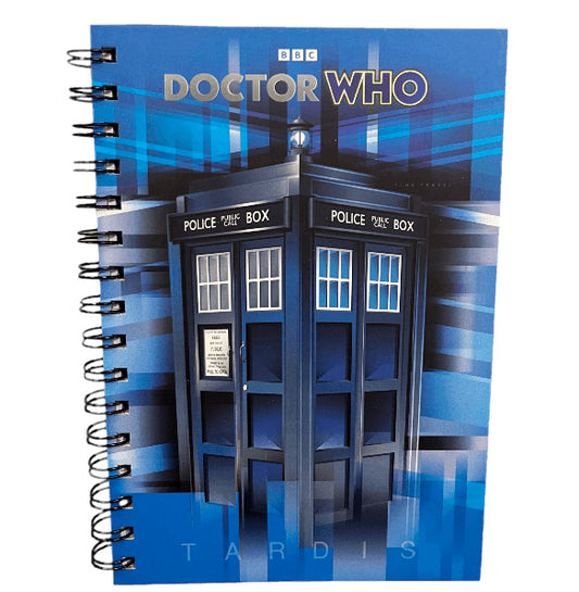 Doctor Who Tardis Notebook A5 spiralbound