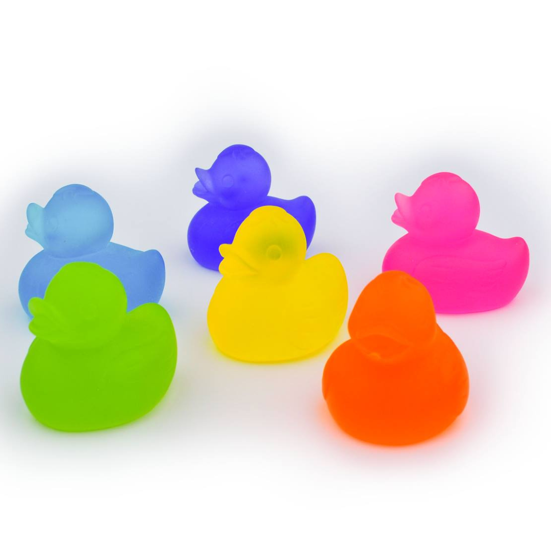 Vegan Soap in the shape of ducks. 6 different colours which appeal to children