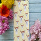 Tall notepad perfect for lists with lama alpaca design