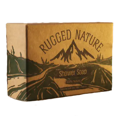 Shower Soap with Charcoal (by Rugged Nature)