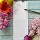 Eco-friendly tall notepads perfect for lists