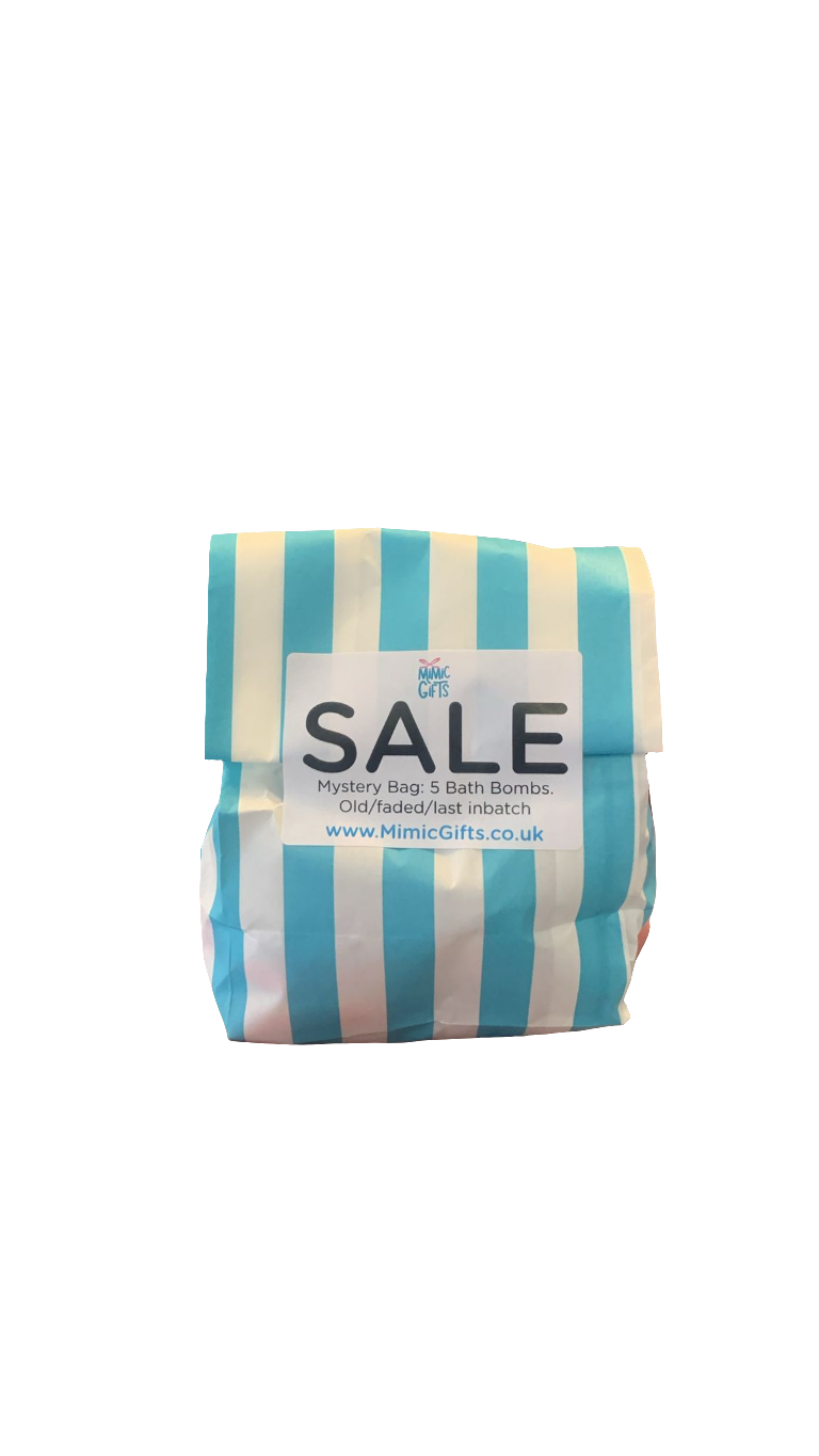 Sale - Bath Bomb bag of 5 old/end of batch