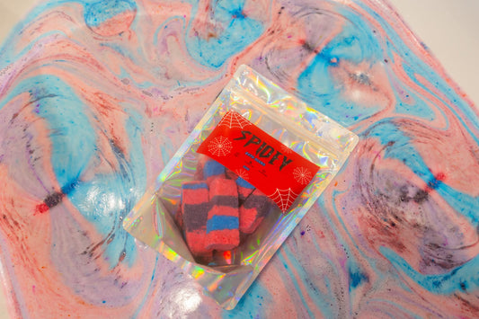 Spidey Bath Bomb Rocks