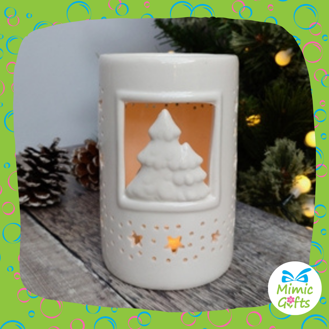 Christmas themed Ceramic Oil Burners / Wax Melters