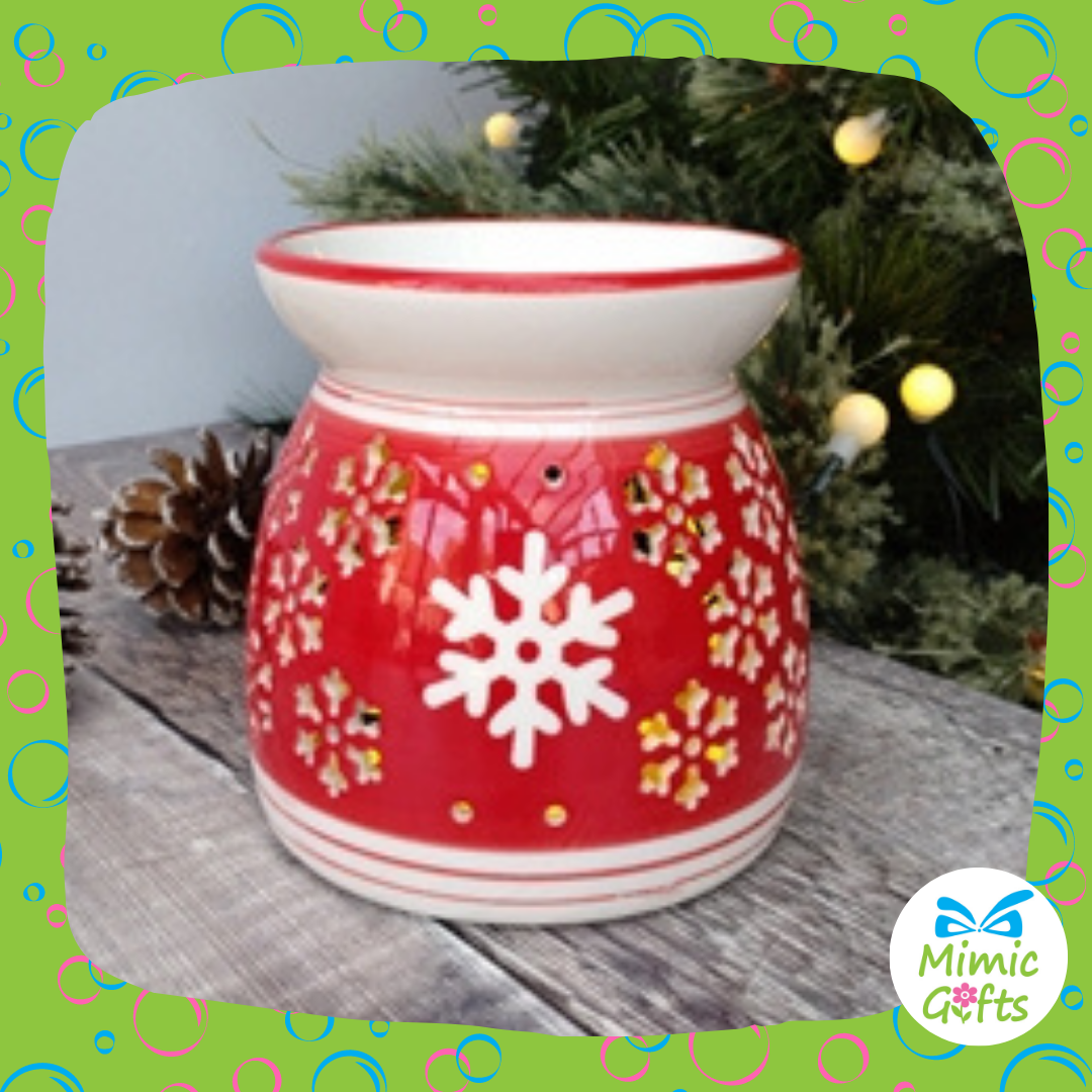 Christmas themed Ceramic Oil Burners / Wax Melters