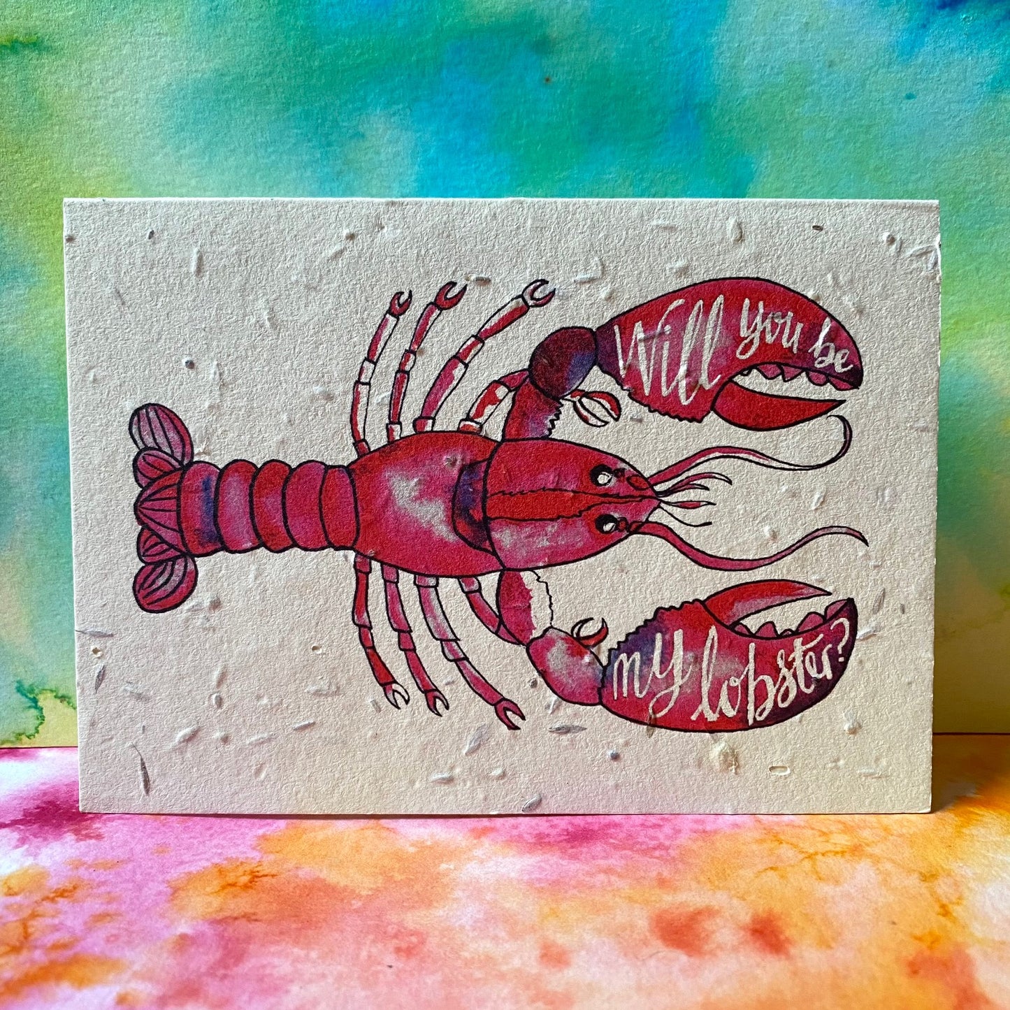 Will you be my Lobster? - Plantable Seed Card