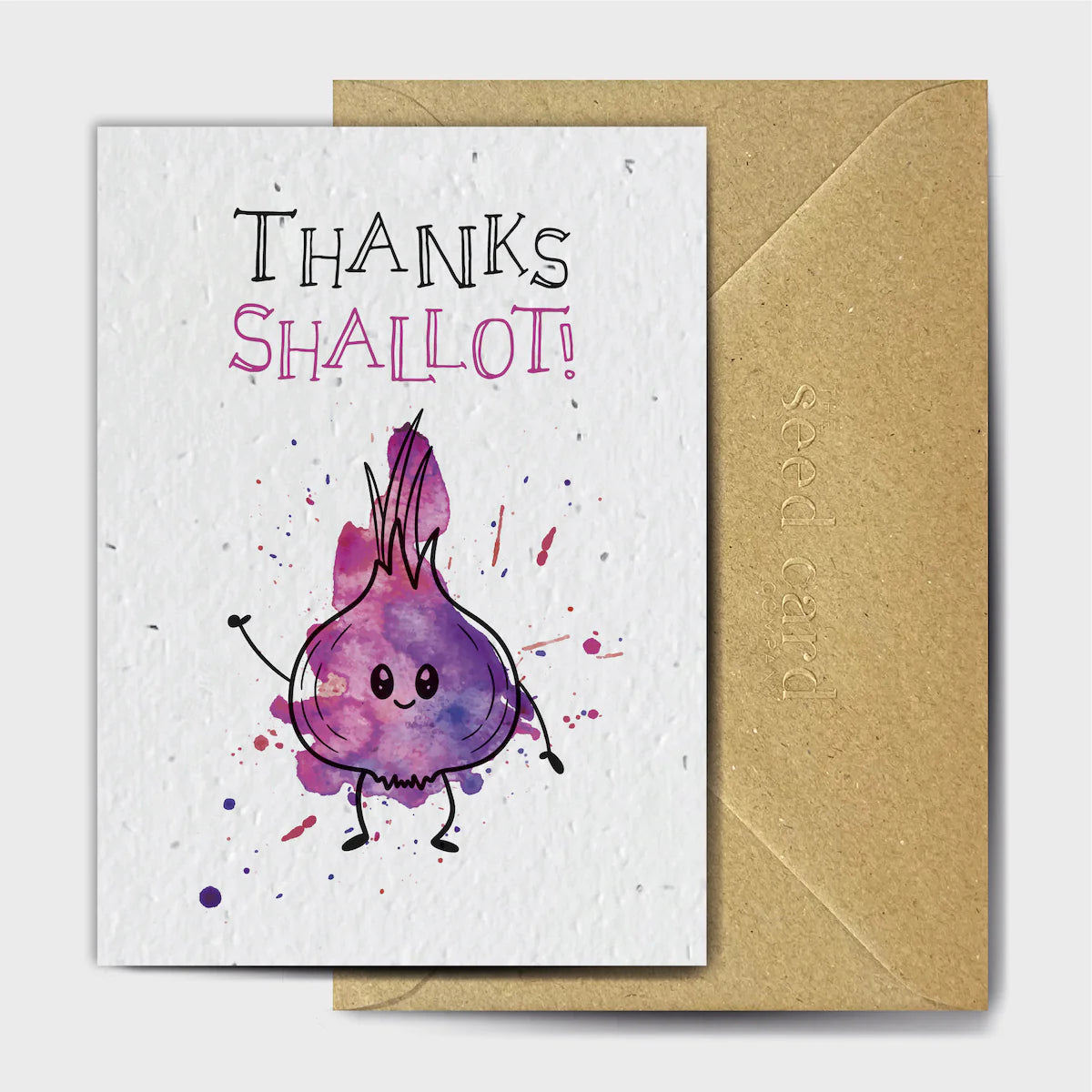 Thanks Shallot - Plantable Seed Card